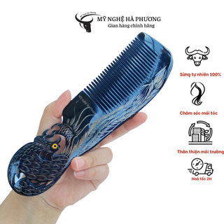 Lược sừng Phượng Hoàng tách 2 mặt - Mỹ nghệ Hà Phương, quà tặng ý nghĩa