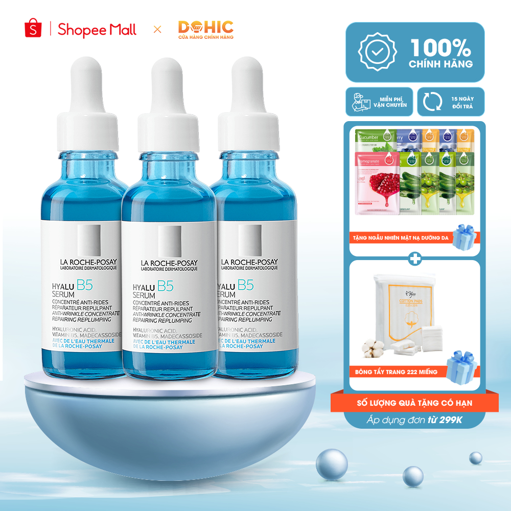Serum dưỡng ẩm siêu phục hồi hỗ trợ tái tạo da La Roche-Posay Hyalu B5 Serum 30ml