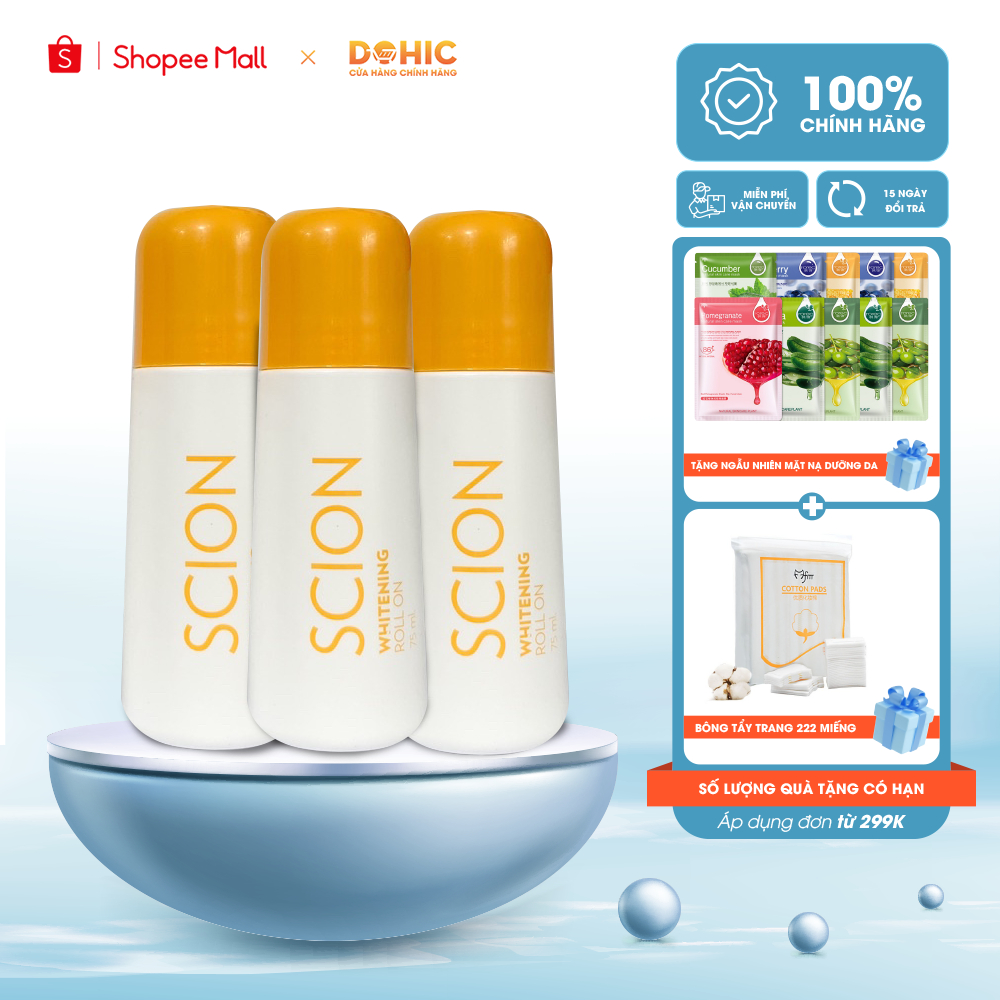 Lăn Nách Scion Nuskin Khử Mùi Dưỡng Trắng Ngăn Mồ Hôi Brightening Roll