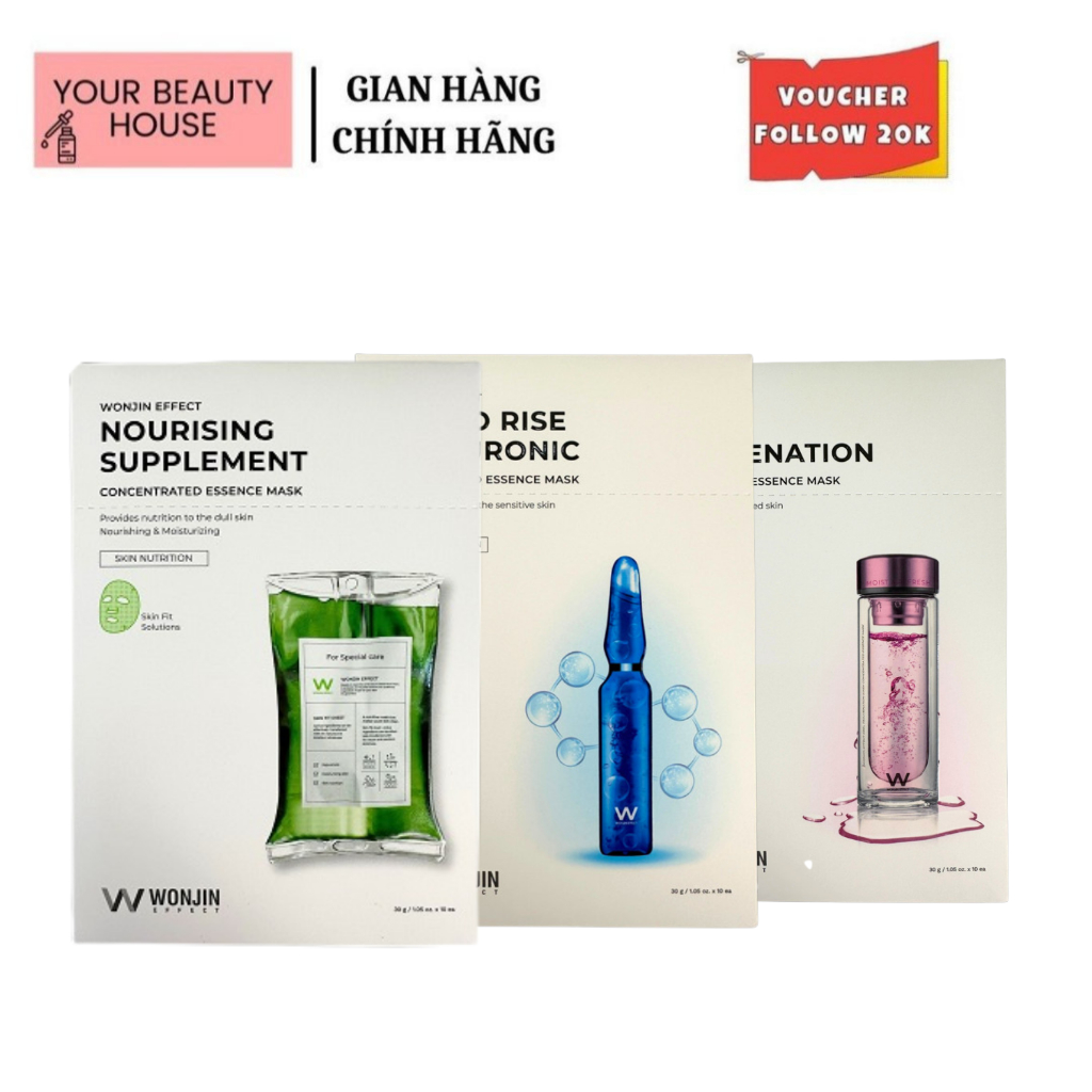 Mặt Nạ Siêu Dưỡng Phục Hồi Làn Da Wonjin Effect - Loại Lẻ 1 miếng