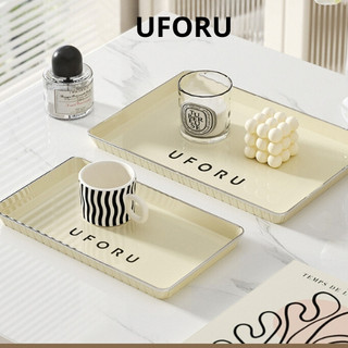 Khay để cốc uống trà ăn bánh Uforu cao cấp, kệ úp cốc phong cách bắc âu sang trọng tiện dụng - UF3018