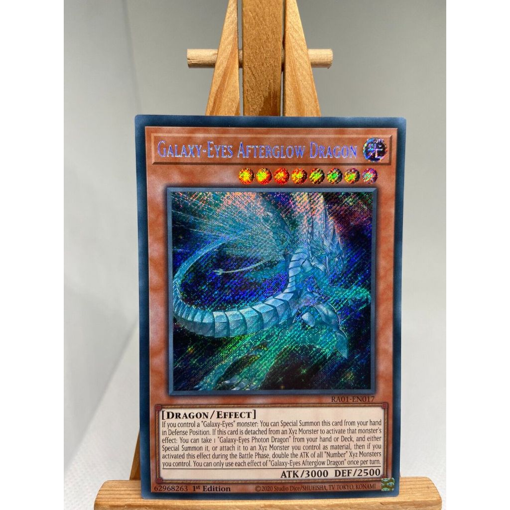 Thẻ Bài Yugioh Monster Galaxy-Eyes Afterglow Dragon - RA01-EN017