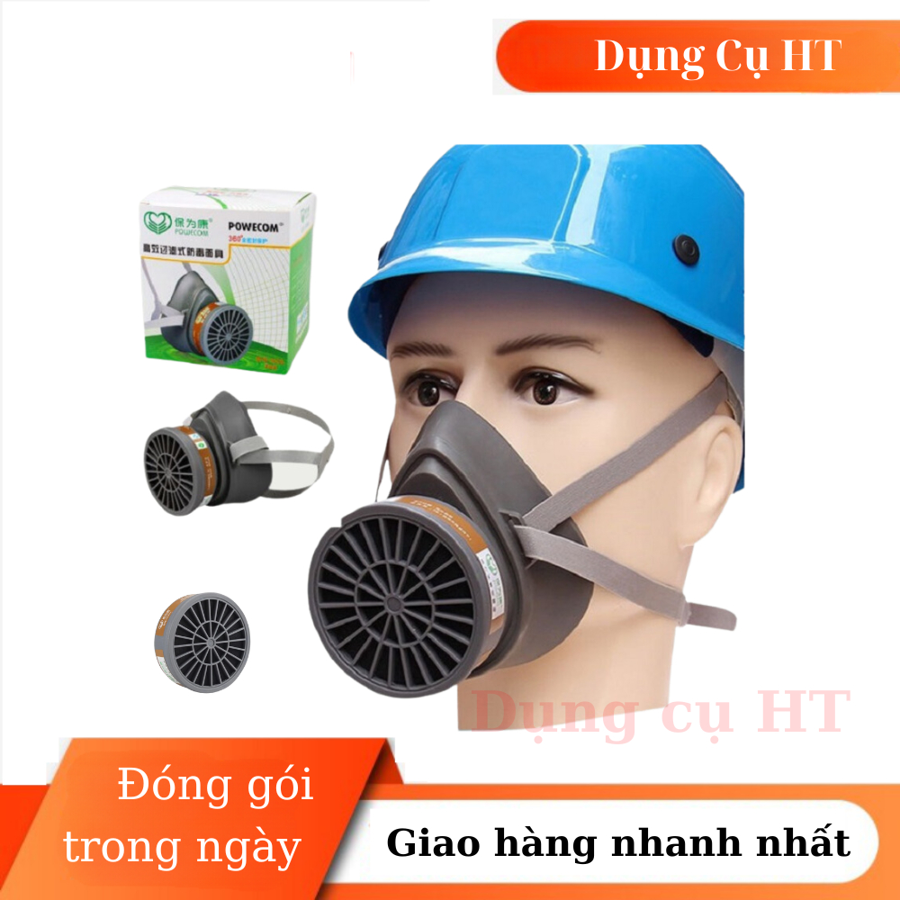 Mặt nạ phòng độc , phun sơn hóa chất