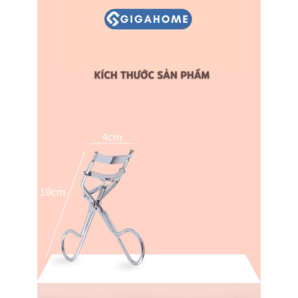 Kẹp Bấm Mi Siêu Cong, Kim Loại Màu Đen GIGAHOMEVN 2668