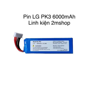 Pin Loa LG PK3. Thay pin loa PK3. Pin LG pk 3 dung luợng cao 6000mah. 2mshop