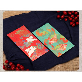 Bao lì xì chim, thỏ, công LC21( 6cái /1 set)