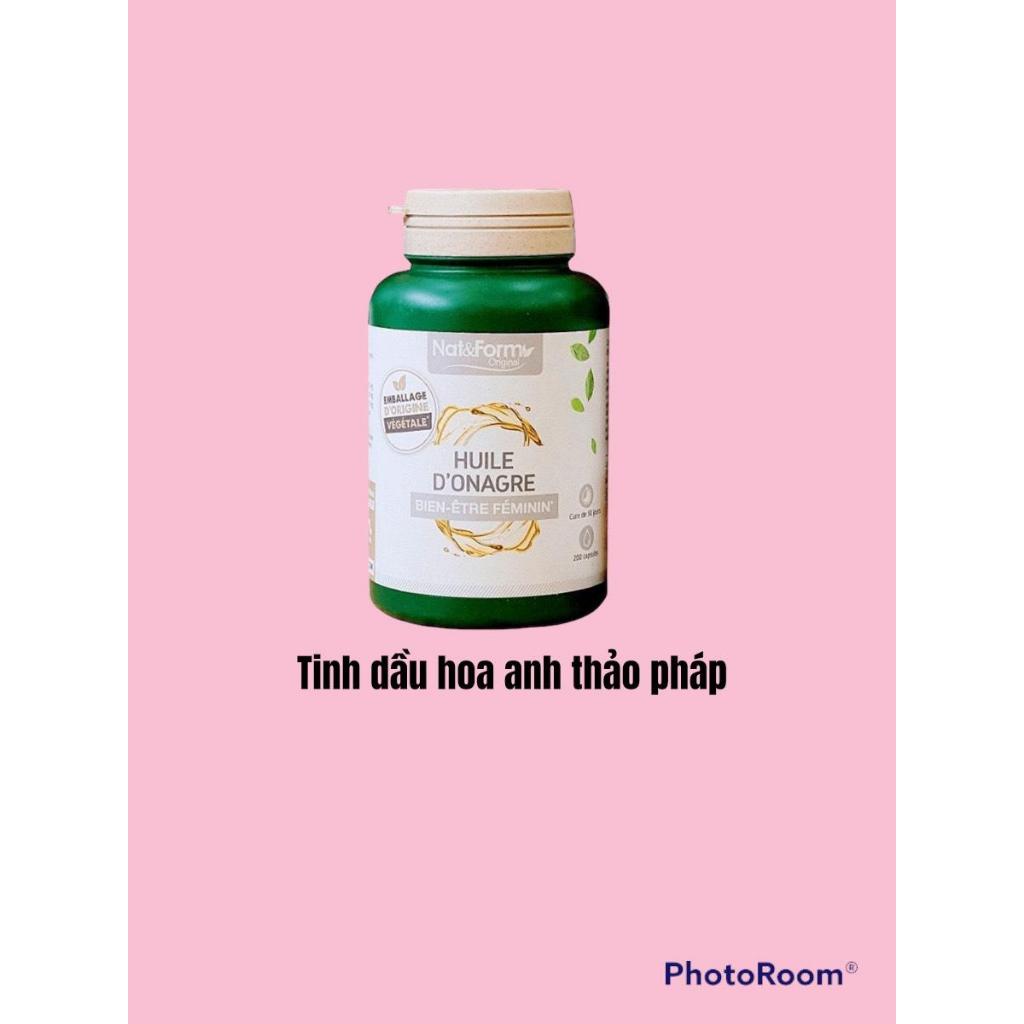 Tinh Dầu Hoa Anh Thảo Nat & Form Huile Onagre 200 viên Pháp