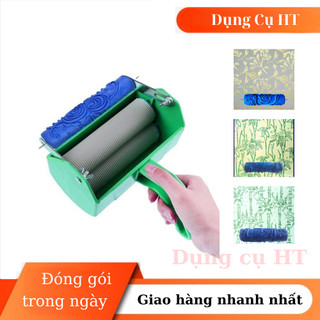 Cọ lăn sơn hoa văn thay thế giấy dán tường .