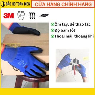 [Chính hãng] Găng tay đa dụng&chống cắt 3M CẤP 1 _ Găng tay bảo hộ làm vườn, tiêu chuẩn EN388