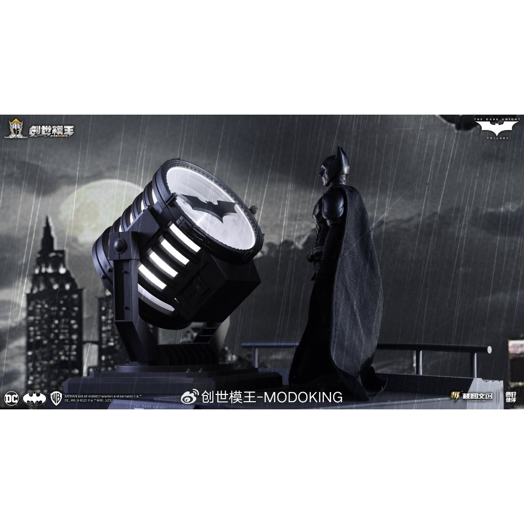 Mô hình lắp ráp 1/12 Batman + Bat Signal