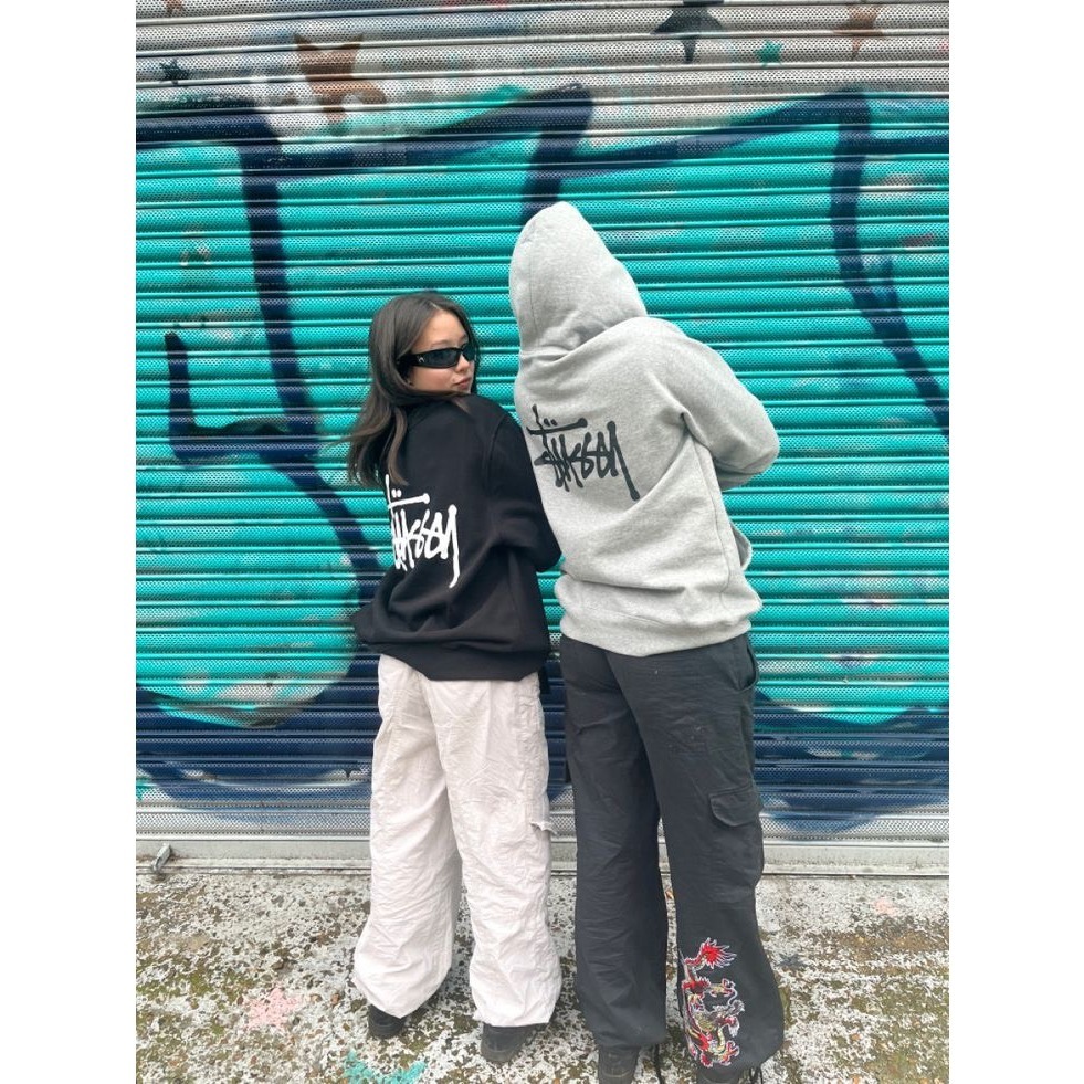 Áo sweater stussy local brand cổ tròn hoodie nam nữ fom rộng unisex thời trang tay dài nỉ bông