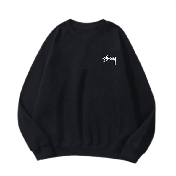 Áo sweater stussy local brand cổ tròn hoodie nam nữ fom rộng unisex thời trang tay dài nỉ bông