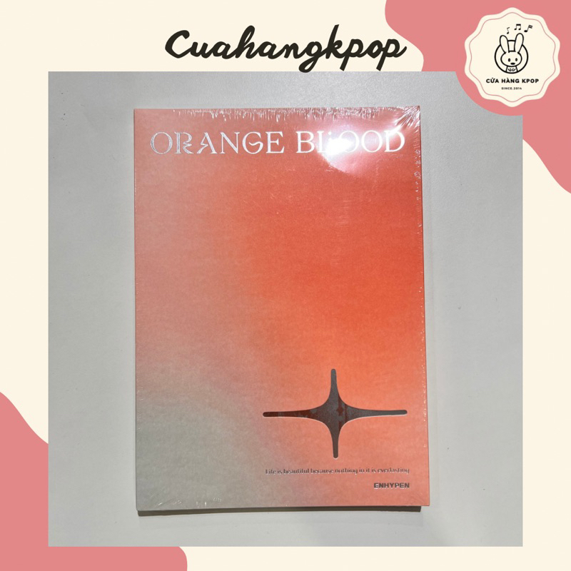 Album ENHYPEN - ORANGE BLOOD chọn ver