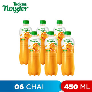 Lốc nước cam ép Twister 6 chai 450ml