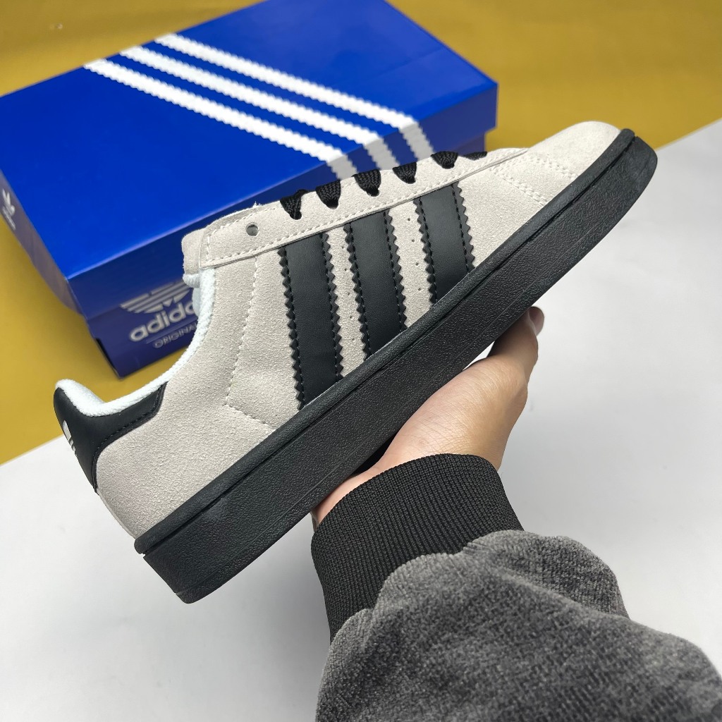 Giày Campus 00s Footwear White Core Black, Campus Xám Sọc Đen - Than.Shoes