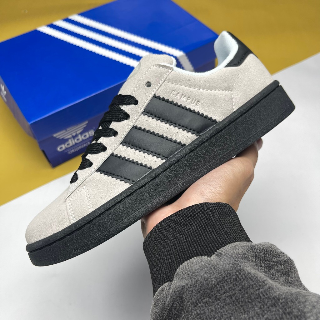 Giày Campus 00s Footwear White Core Black, Campus Xám Sọc Đen - Than.Shoes
