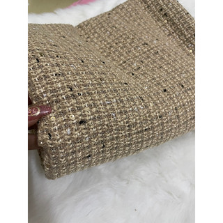 dạ tweed phẩy kim sa cao cấp
