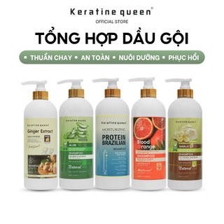 Dầu Gội 800ml Làm Sạch, Giữ Cấp Ẩm, Nuôi Dưỡng và Cung Cấp Vitamin Cho Tóc, Bảo Vệ Da Đầu Keratine Queen 