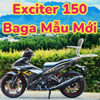 ( tặng mút lót tay) baga phượt xe Exciter 150.Mẫu mới nhất 2024 có thể tháo rời tay vịn
