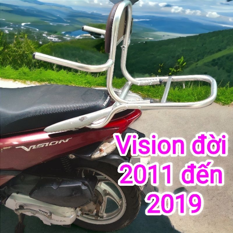 Baga phượt xe vision đời 2011 đến 2019.Mẫu mới tháo rời tay vịn được