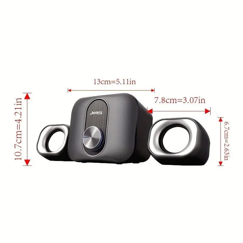 LOA SD-560 2.1 3C/BỘ ĐEN CÓ DÂY 5W+3W*2