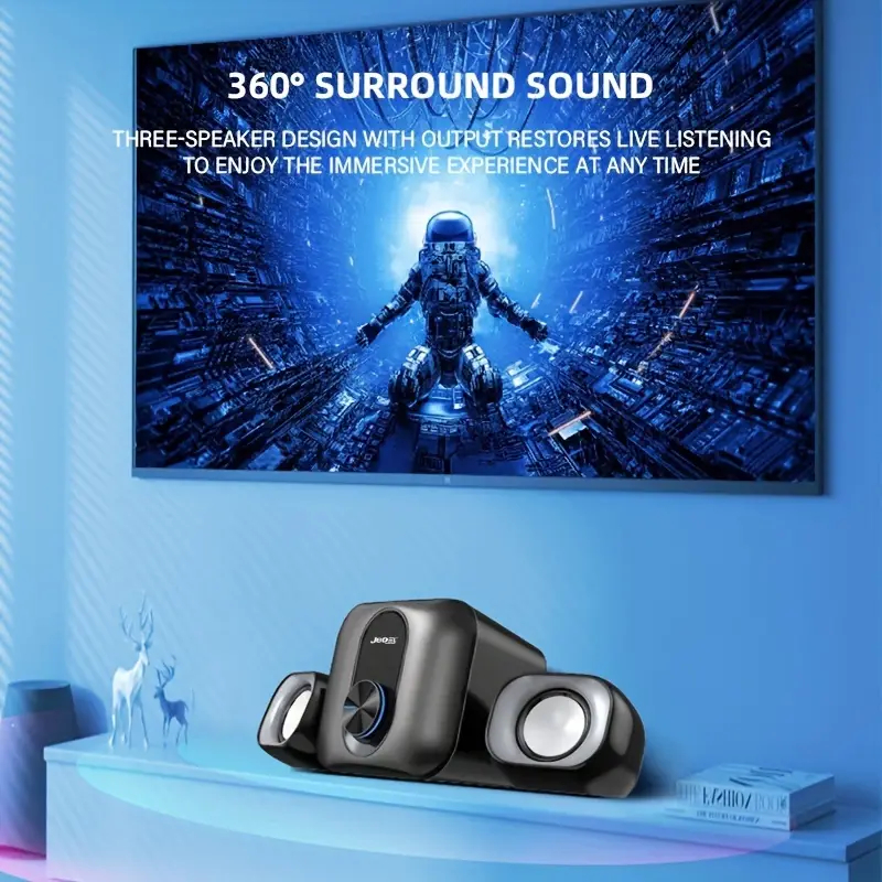 LOA SD-560 2.1 3C/BỘ ĐEN CÓ DÂY 5W+3W*2