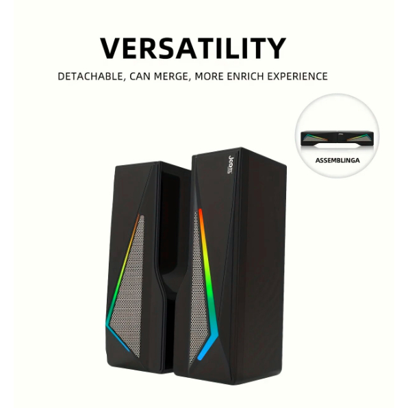 LOA S-550 2.0 2C/BỘ ĐEN 3W*2 BASS SIÊU LỚN