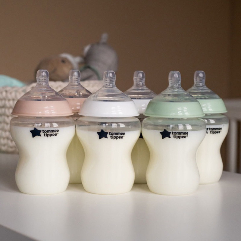 Bình sữa Tommee Tippee 260ml set 3 bình cổ màu
