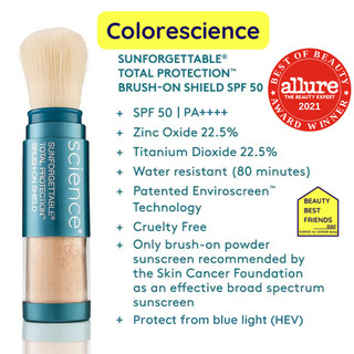 Phấn phủ chống UV Colorescience Sunforgettable® Total Protection™ Brush-On Shield SPF 50 PA++++ 6g