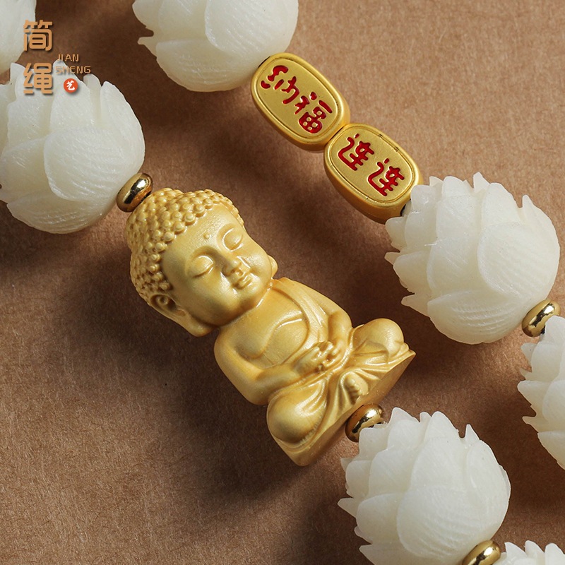 Khánh Treo Xe Liên Hoa Phật Như Lai Và Đài Sen Treo Xe Ô Tô/ Trang Trí Nội Thất Xe Hơi - Vạn Sự Bình An