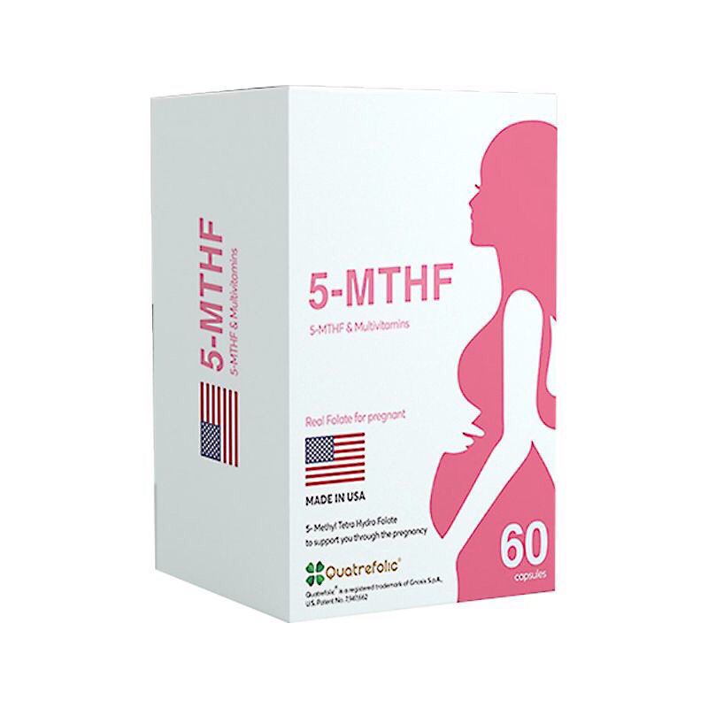 5-MTHF - Bổ Sung Acid Folic / Folate, Sắt, Vitamin Tổng Hợp, Hỗ Trợ Sinh Sản, Ngăn Dị Tật Thai Nhi [Chính Hãng]