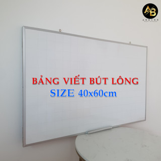 Bảng Viết Bút Lông Treo Tường size 40x60cm - Bảng Viết Treo Tường - Bảng Mica Trắng Viết Bút Lông