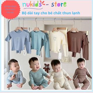 ❤️❤️Bộ dài tay cho bé mặc mùa thu Minkymom in gấu(A25) ❤️❤️