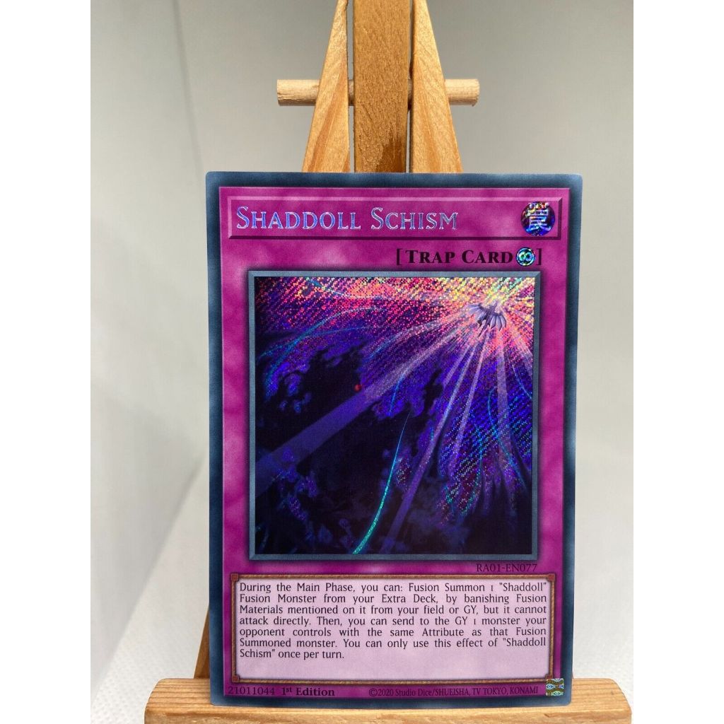 Thẻ Bài Yugioh Trap Shaddoll Schism - RA01-EN077