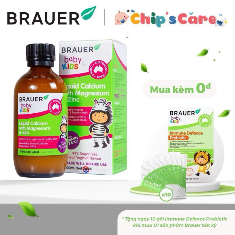 Canxi Brauer cho bé từ 1 tuổi