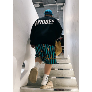 Áo Sweater Basic logo Apride bigsize, oversize, unisex, form boxy ( từ 55kg- 110kg )