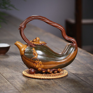 Ấm Tử Sa Nghi Hưng Bí Ngô 350 ml (Hồng Nê Tưởng Phấn)