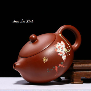 Ấm Tử Sa Nghi Hưng Tây Thi Sen Trắng 260 ml