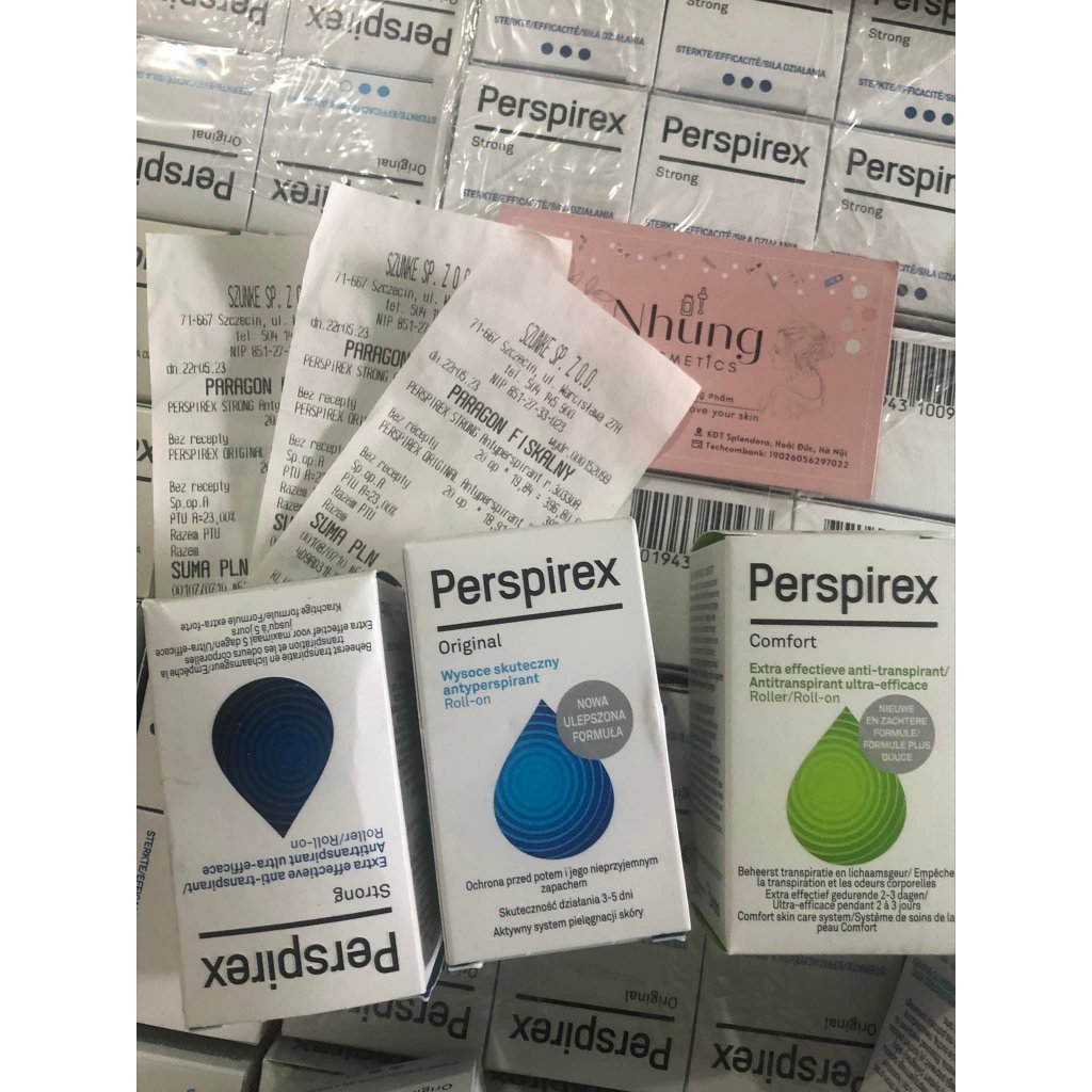 LĂN KHỬ MÙI PERSPIREX STRONG CHO DA KHỎE, MỒ HÔI NHIỀU
