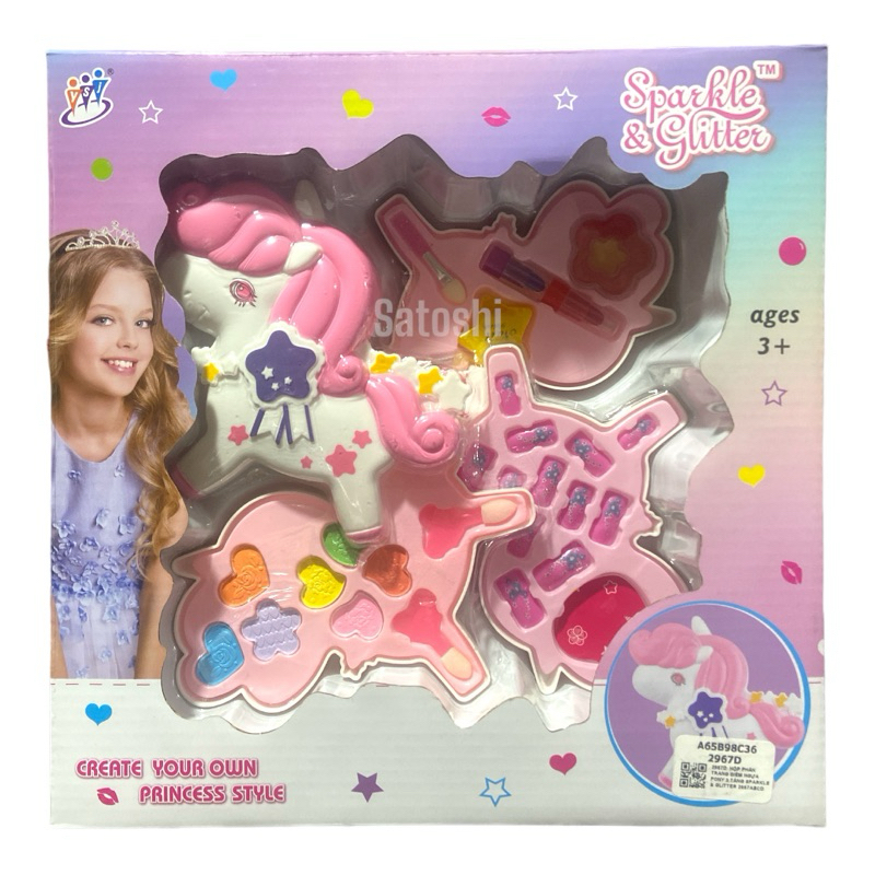 Hộp Đồ Chơi Trang Điểm Ngựa Pony No.2967D