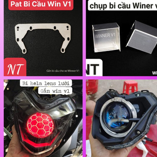 Pát gắn bi led win v1 chất liệu inox 304
