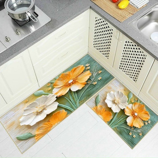 Bộ 2 thảm trải sàn nhà bếp
