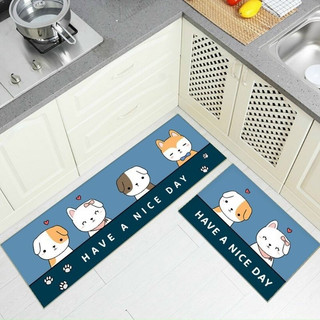 Bộ 2 thảm trải sàn nhà bếp