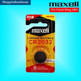 Pin CR2032 Maxell 3V Vỉ 1 Viên Cao Cấp Made In Japan - Hàng Chính Hãng