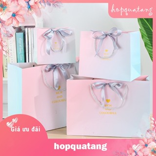 Túi Giấy Cứng Màu Galaxy Pastel Túi Quà Tặng Cửa Hàng Đựng Quần Áo Cao Cấp T12