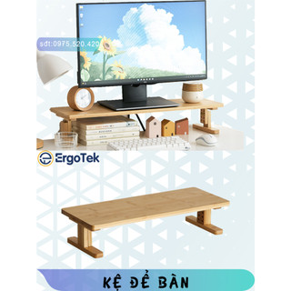 Ep46 kệ để màn hình máy tính - kệ để bàn - kệ để đồ bàn làm việc - gỗ mdf - ergotek ep42 ep44 ep46