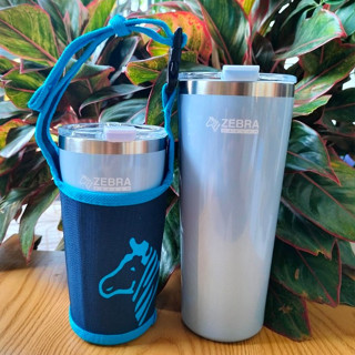 Ly giữ nhiệt zebra 870ml - Tặng kèm túi xách vải có quai - 112702 Thái Lan -xanh mint