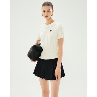 Áo Sweater Len Bện Thêu Logo Lana Jodi | 4075 4076 | Lana Official