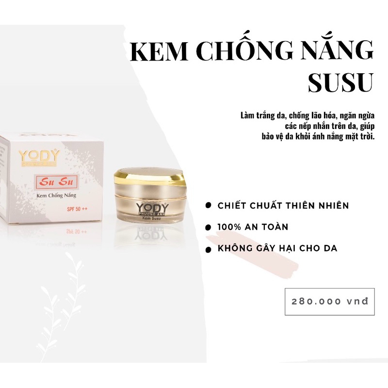 KEM CHỐNG NẮNG SU SU PHƯƠNG ANH
