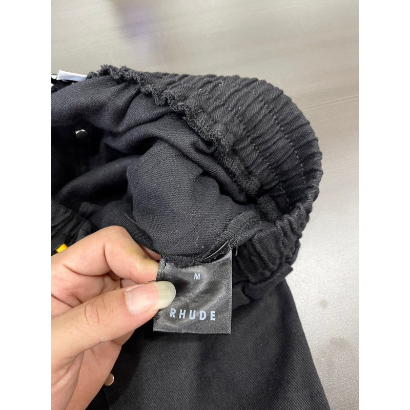 Quần Cargo Pant  - Rhude - kaki túi hộp ống loe dây bấm